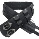 HiiFeuer Viking Wide Belt, Medieval Faux Leather Armor Belt, Knight Corset Belt, LARP Halloween Costume