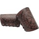 HiiFeuer Viking Vegvisir Embossed Leather Arm Armor 3 Colors LARP Gauntlet Leather Armor Bracer