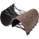 HiiFeuer Viking Vegvisir Embossed Leather Arm Armor 3 Colors LARP Gauntlet Leather Armor Bracer