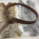 HiiFeuer Medieval Embossed PU Leather O-Ring Belt, Retro Renaissance Knight Belt