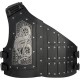 HiiFeuer Viking Embossed Dragon Faux Leather Chest Armor, Medieval Vintage Mercenary Adjustable Vest Armour Knight Body Armor HiiFeuer Viking Embossed Dragon Faux Leather Chest Armor, Medieval Vintage Mercenary Adjustable Vest Armour Knight Body Armor