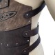 HiiFeuer Viking Faux Leather Embossed Chest Armor, Retro Medieval Knight Leather Armor for LARPCosplay HiiFeuer Viking Faux Leather Embossed Chest Armor, Retro Medieval Knight Leather Armor for LARPCosplay