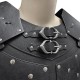 HiiFeuer Medieval Faux Leather Chest Armor, Vintage Pauldron Shoulder Armor Adjustable Mercenary Knight Archer Vest Armour HiiFeuer Medieval Faux Leather Chest Armor, Vintage Pauldron Shoulder Armor Adjustable Mercenary Knight Archer Vest Armour