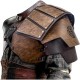 HiiFeuer Viking Faux Leather Single Pauldron Shoulder Armor, Retro Medieval Knight Shoulder Armor for LARPCosplay