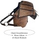 HiiFeuer Viking Faux Leather Single Pauldron Shoulder Armor, Retro Medieval Knight Shoulder Armor for LARPCosplay