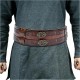 HiiFeuer Viking Wide Belt, Medieval Faux Leather Armor Belt, Knight Corset Belt, LARP Halloween Costume HiiFeuer Viking Wide Belt, Medieval Faux Leather Armor Belt, Knight Corset Belt, LARP Halloween Costume
