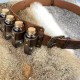 HiiFeuer Medieval Embossed Alchemy Faux Leather Buckle Belt with 4 Cork Vials, Fantasy Wizard Potion Bottles Belt (Brown A)