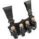 HiiFeuer Medieval Embossed Alchemy Faux Leather Buckle Belt with 4 Cork Vials, Fantasy Wizard Potion Bottles Belt (Black B) HiiFeuer Medieval Embossed Alchemy Faux Leather Buckle Belt with 4 Cork Vials, Fantasy Wizard Potion Bottles Belt (Black B)