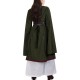 HiiFeuer 4 Pcs Renaissance Costume Women Embroidery Dress, Medieval Belt Skirt Hike Witch Dress Cosplay for Ren Faire