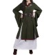HiiFeuer 4 Pcs Renaissance Costume Women Embroidery Dress, Medieval Belt Skirt Hike Witch Dress Cosplay for Ren Faire