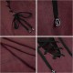 HiiFeuer 5PCs Women Renaissance Suede Sleeveless Elf Costume, Medieval Hooded Gown with Bracers Drawstring Bag Fantasy Belt HiiFeuer 5PCs Women Renaissance Suede Sleeveless Elf Costume, Medieval Hooded Gown with Bracers Drawstring Bag Fantasy Belt