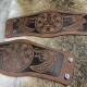 HiiFeuer 2 PCS Viking Embossed Faux Leather Cuff Bracelet, Norse Retro Wristband, Nordic Mjolnir Vegvisir Pattern Cuff Bangle Bracelet HiiFeuer 2 PCS Viking Embossed Faux Leather Cuff Bracelet, Norse Retro Wristband, Nordic Mjolnir Vegvisir Pattern Cuff Bangle Bracelet