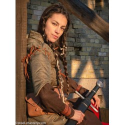 Gambeson Quilted & Padded Armor Medieval Costumes Renaissance Knight LARP Dress Historical Clothing
