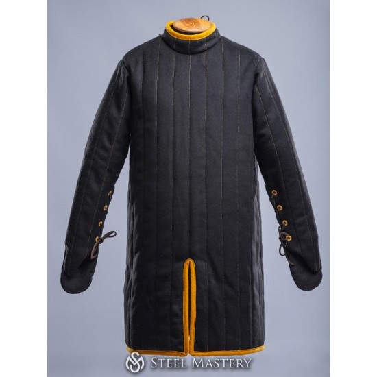 Gambeson Quilted & Padded Armor Medieval Costumes Renaissance Knight LARP Dress Historical Clothing