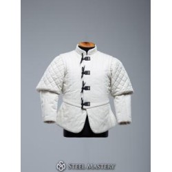Gambeson Quilted & Padded Armor Medieval Costumes Renaissance Knight LARP Dress Historical Clothing