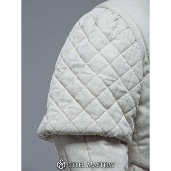 Gambeson Quilted & Padded Armor Medieval Costumes Renaissance Knight LARP Dress Historical Clothing