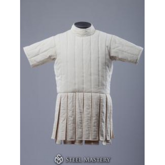 Gambeson Quilted & Padded Armor Medieval Costumes Renaissance Knight LARP Dress Historical Clothing