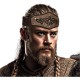 HiiFeuer Medieval Embossed Faux Leather Headpiece, Retro Renaissance Adjustable Headband, Cosplay Costume Accessories