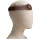 HiiFeuer Medieval Embossed Faux Leather Headpiece, Retro Renaissance Adjustable Headband, Cosplay Costume Accessories